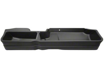 GearBox Under Seat Storage Box; Black (20-24 Sierra 2500 HD Double Cab)
