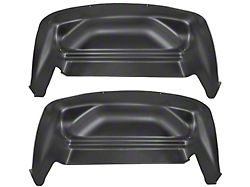 Rear Wheel Well Guards; Black (07-14 Sierra 2500 HD SRW)