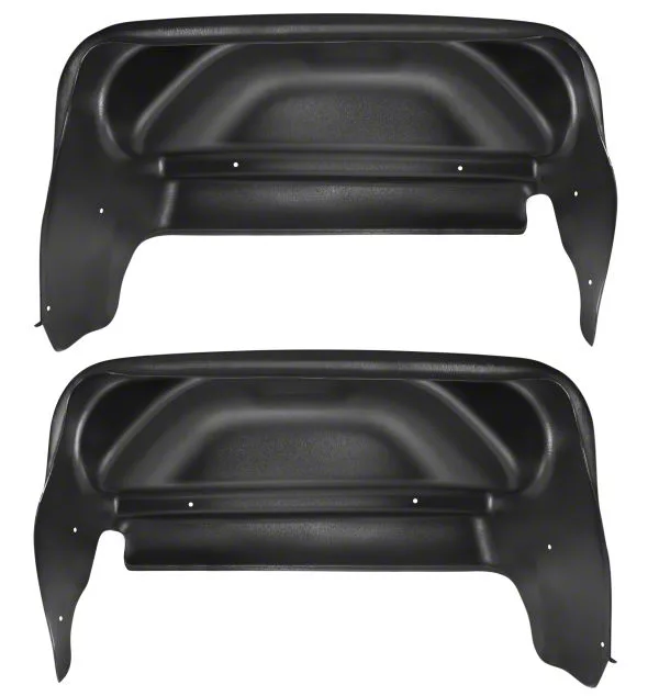 Husky Liners Sierra 2500 Rear Wheel Well Guards; Black 79031 (1519