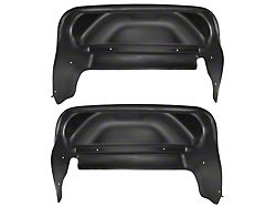 Husky Liners Rear Wheel Well Guards; Black (15-19 Sierra 2500 HD SRW)