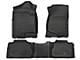 Husky Liners WeatherBeater Front and Second Seat Floor Liners; Footwell Coverage; Black (07-13 Sierra 2500 HD Extended Cab)