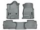 Husky Liners WeatherBeater Front and Second Seat Floor Liners; Footwell Coverage; Gray (15-19 Sierra 2500 HD Double Cab)