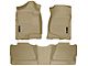 Husky Liners WeatherBeater Front and Second Seat Floor Liners; Footwell Coverage; Tan (07-14 Sierra 2500 HD Crew Cab)