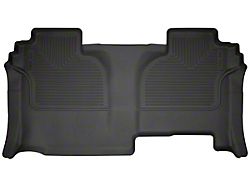 Husky Liners WeatherBeater Second Seat Floor Liner; Black (20-23 Sierra 2500 HD Double Cab)