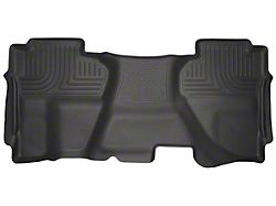 Husky Liners WeatherBeater Second Seat Floor Liner; Full Coverage; Black (07-13 Sierra 2500 HD Extended Cab)