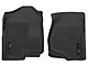 X-Act Contour Front Floor Liners; Black (07-14 Sierra 2500 HD Extended Cab, Crew Cab)
