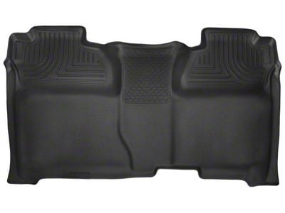Husky Liners X-Act Contour Second Seat Floor Liner; Full Coverage; Black (15-19 Sierra 2500 HD Crew Cab)