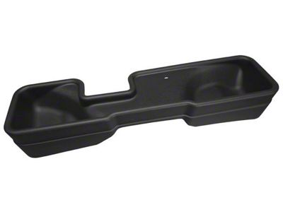 GearBox Under Seat Storage Box; Black (15-19 Sierra 3500 HD Double Cab)