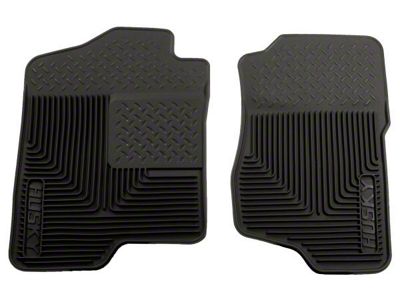 Husky Liners Heavy Duty Front Floor Mats; Black (07-14 Sierra 3500 HD)
