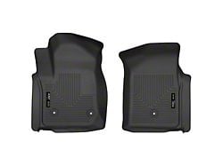 Husky Liners WeatherBeater Front Floor Liners; Black (20-26 Sierra 3500 HD Regular Cab)