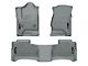 Husky Liners WeatherBeater Front and Second Seat Floor Liners; Footwell Coverage; Gray (15-19 Sierra 3500 HD Crew Cab)
