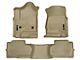 Husky Liners WeatherBeater Front and Second Seat Floor Liners; Footwell Coverage; Tan (15-19 Sierra 3500 HD Double Cab)