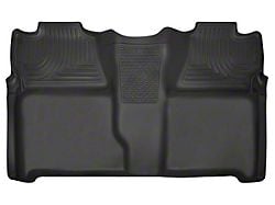 Husky Liners WeatherBeater Second Seat Floor Liner; Full Coverage; Black (07-14 Sierra 3500 HD Crew Cab)