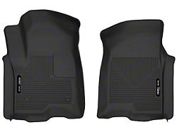 Husky Liners X-Act Contour Front Floor Liners; Black (20-26 Sierra 3500 HD Double Cab, Crew Cab)