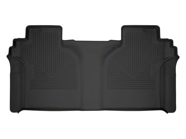 Husky Liners X-Act Contour Second Seat Floor Liner; Black (20-24 Sierra 3500 HD Crew Cab)