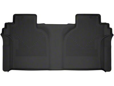 Husky Liners X-Act Contour Second Seat Floor Liner; Black (19-25 Silverado 1500 Crew Cab)