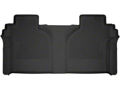 Husky Liners X-Act Contour Second Seat Floor Liner; Black (19-24 Silverado 1500 Crew Cab)