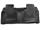 Husky Liners WeatherBeater Front and Second Seat Floor Liners; Black (19-24 Silverado 1500 Crew Cab w/ Rear Underseat Storage)