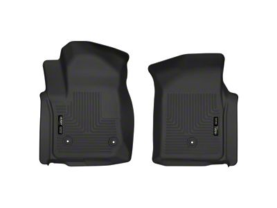 Husky Liners X-Act Contour Front Floor Liners; Black (19-25 Silverado 1500 Regular Cab)