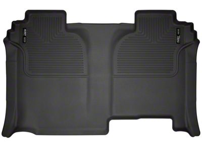 Husky Liners X-Act Contour Second Seat Floor Liner; Black (19-24 Silverado 1500 Crew Cab w/o Factory Storage Box)