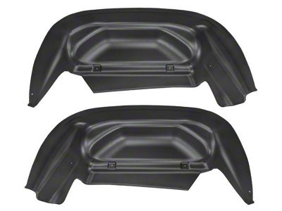 Husky Liners Rear Wheel Well Guards; Black (15-19 Silverado 2500 HD)