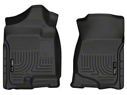 Husky Liners WeatherBeater Front Floor Liners; Black (07-14 Silverado 2500 HD Extended Cab, Crew Cab)