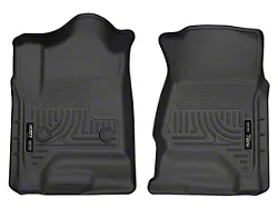Husky Liners WeatherBeater Front Floor Liners; Black (15-19 Silverado 2500 HD Double Cab, Crew Cab)