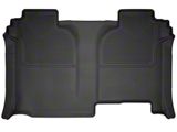Husky Liners WeatherBeater Second Seat Floor Liner; Full Coverage; Black (20-26 Silverado 2500 HD Crew Cab w/o Rear Underseat Storage)