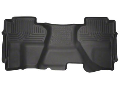 Husky Liners WeatherBeater Second Seat Floor Liner; Full Coverage; Black (07-13 Silverado 2500 HD Extended Cab)