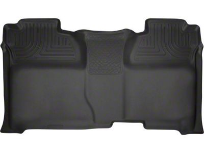 Husky Liners WeatherBeater Second Seat Floor Liner; Full Coverage; Black (15-19 Silverado 2500 HD Crew Cab)