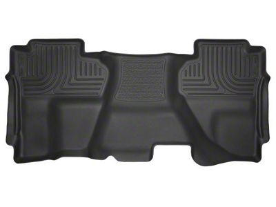 Husky Liners X-Act Contour Second Seat Floor Liner; Full Coverage; Black (15-19 Silverado 2500 HD Double Cab)