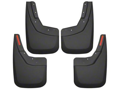 Husky Liners Mud Guards; Front and Rear (15-19 Silverado 3500 HD SRW)