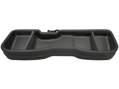 GearBox Under Seat Storage Box; Black (15-19 Silverado 3500 HD Crew Cab)