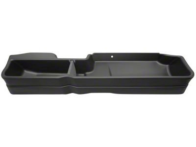GearBox Under Seat Storage Box; Black (20-24 Silverado 3500 HD Crew Cab)