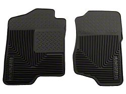 Husky Liners Heavy Duty Front Floor Mats; Black (07-14 Silverado 3500 HD)