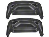 Husky Liners Rear Wheel Well Guards; Black (07-14 Silverado 3500 HD SRW)