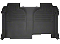 Husky Liners WeatherBeater Second Seat Floor Liner; Full Coverage; Black (20-26 Silverado 3500 HD Crew Cab w/o Rear Underseat Storage)