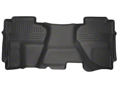 Husky Liners WeatherBeater Second Seat Floor Liner; Full Coverage; Black (07-13 Silverado 3500 HD Extended Cab)