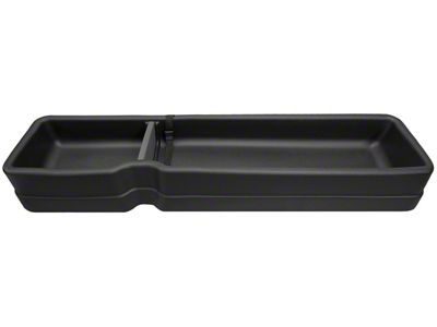 GearBox Under Seat Storage Box; Black (17-24 F-250 Super Duty SuperCrew)