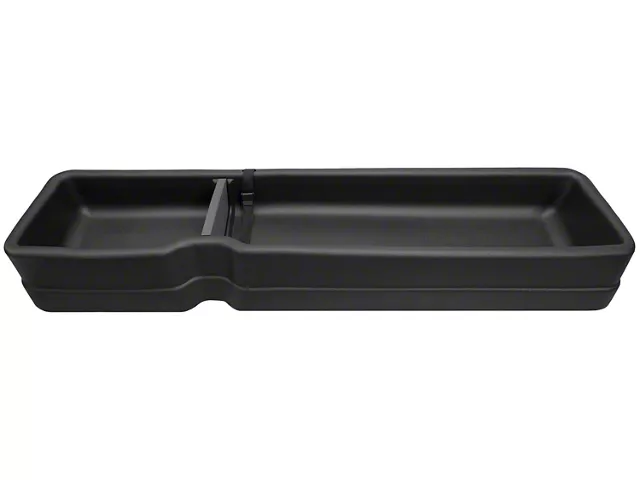 GearBox Under Seat Storage Box; Black (17-24 F-250 Super Duty SuperCrew)