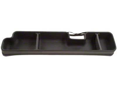 GearBox Under Seat Storage Box; Black (11-16 F-250 Super Duty SuperCab)