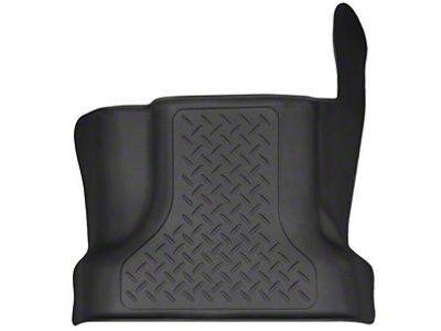 Husky Liners WeatherBeater Center Hump Floor Liner; Black (17-24 F-250 Super Duty SuperCab, SuperCrew)