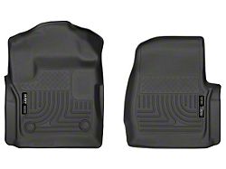 Husky Liners WeatherBeater Front Floor Liners; Black (17-25 F-250 Super Duty Regular Cab)