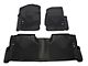 Husky Liners WeatherBeater Front and Second Seat Floor Liners; Black (17-24 F-250 Super Duty SuperCrew w/ Rear Underseat Storage)