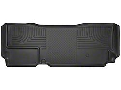 Husky Liners WeatherBeater Second Seat Floor Liner; Black (11-16 F-250 Super Duty SuperCab)