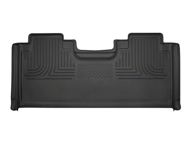 Husky Liners X-Act Contour Second Seat Floor Liner; Full Coverage; Black (17-22 F-250 Super Duty SuperCab)