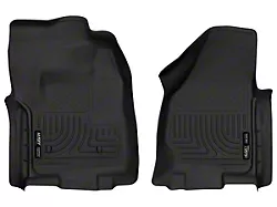 Husky Liners X-Act Contour Front Floor Liners; Black (12-16 F-250 Super Duty Regular Cab w/o Floor Shifter)