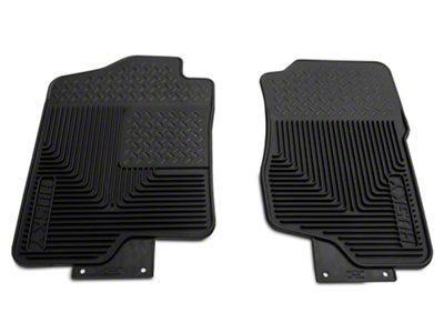 Heavy Duty Front Floor Mats; Black (07-14 Tahoe)