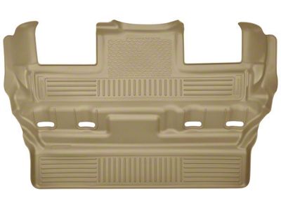 Husky Liners WeatherBeater Third Seat Floor Liner; Tan (15-20 Tahoe w/ 2nd Row Bucket Seats)