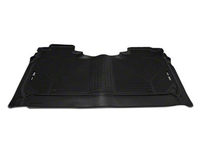 Husky Liners WeatherBeater Second Seat Floor Liner; Black (19-24 RAM 1500 Crew Cab w/ Factory Storage Box)